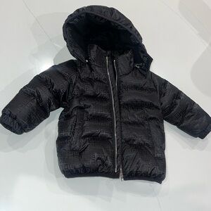 Givenchy Kids GG Supreme-Print Padded Coat 18months
